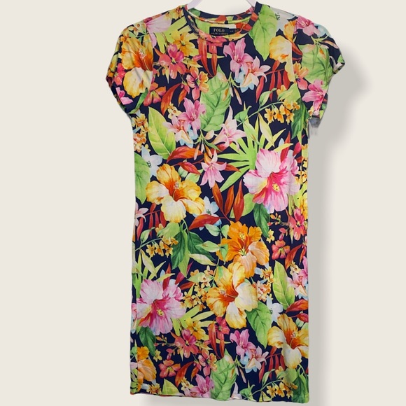 Polo Ralph Lauren Dresses & Skirts - Polo Ralph Lauren flowered T-shirt dress
